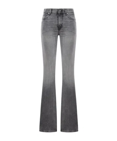 Haikure Five-pocket Denim Trousers In Blue
