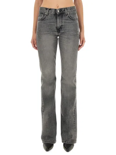 Haikure Five-pocket Denim Trousers In Blue