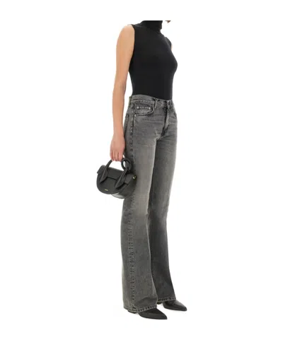 Haikure Five-pocket Denim Trousers In Blue