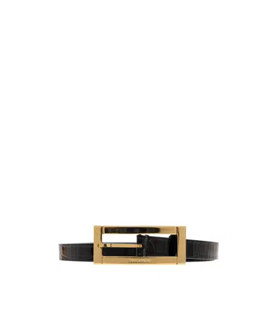 Dsquared2 Buckled Leather Belt