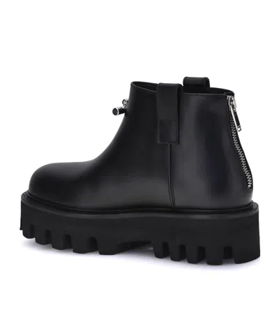 Alexander Mcqueen Platform Ankle Boots In Black