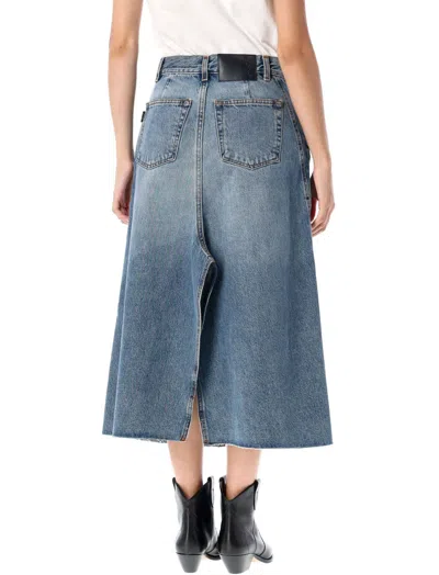 Haikure Stacy Dive Skirt Blue Wash