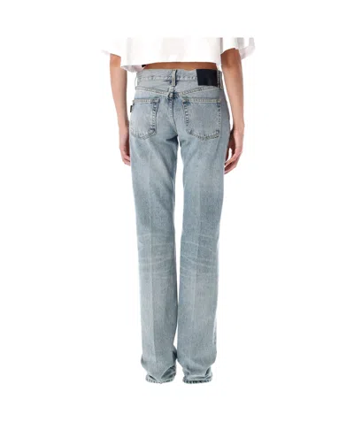 Haikure Five-pocket Denim Trousers In Blue