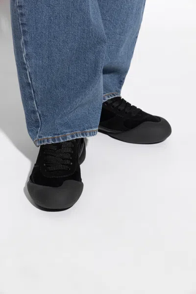 Alexander Mcqueen Canvas And Suede Sneakers