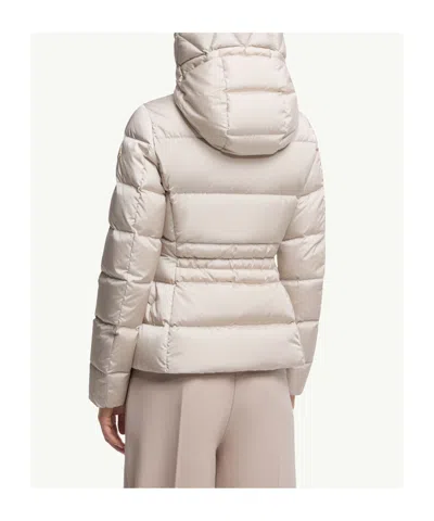 Moncler Long Sleeve Down Jacket In Neutral