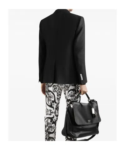 Dolce & Gabbana Linen Jacket Portofino Shape Rounded Lapels