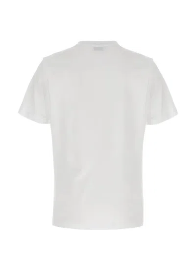 Moschino Teddy Logo Print Crewneck T-shirt In White