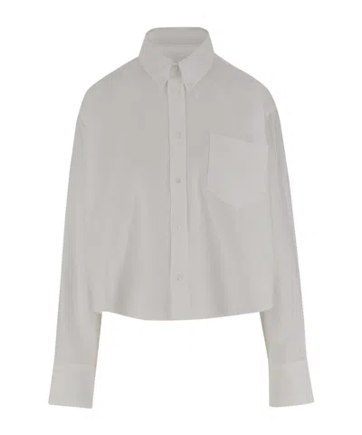 Ami Alexandre Mattiussi Mother-of-pearl Button Shirt In Gray