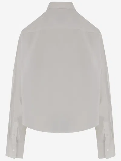 Ami Alexandre Mattiussi Mother-of-pearl Button Shirt In Gray