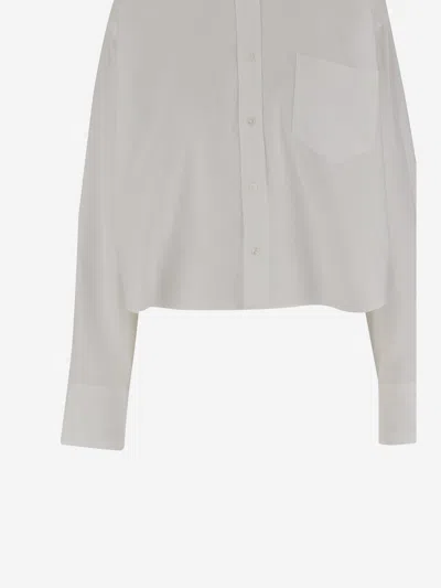 Ami Alexandre Mattiussi Mother-of-pearl Button Shirt In Gray