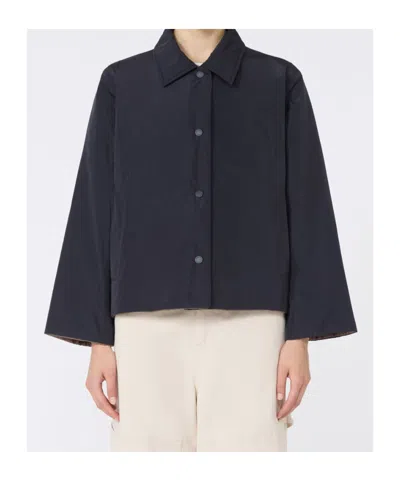 Weekend Max Mara Reversible Taffeta Jacket In Black
