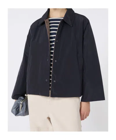 Weekend Max Mara Reversible Taffeta Jacket In Black