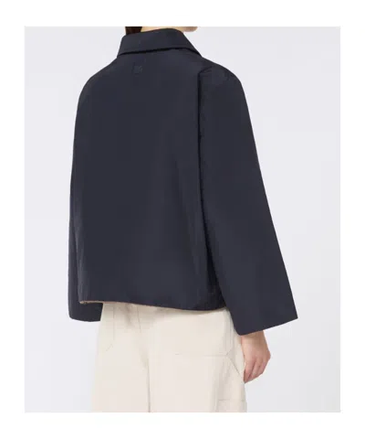 Weekend Max Mara Reversible Taffeta Jacket In Black