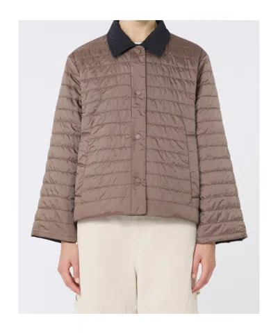 Weekend Max Mara Reversible Taffeta Jacket In Black