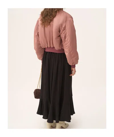 Chloé Long Sleeve Casual Jacket In Pink