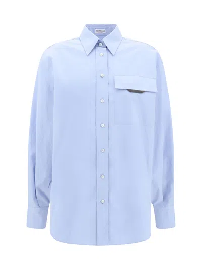 Brunello Cucinelli Shirt With Iconic Jewelry Detail