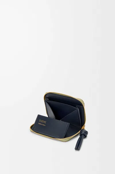 Loewe Zipped Coin Purse In Shiny Nappa Calfskin