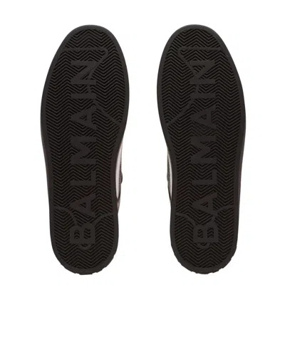 Balmain B-court Flip Leather Trainers