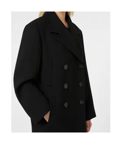 Max Mara Double-breasted Cady Pea Coat