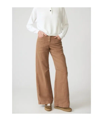Brunello Cucinelli Jeans With Belt Loops In Brown