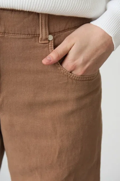 Brunello Cucinelli Jeans With Belt Loops In Brown