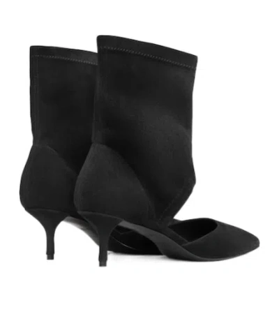 Alaïa Suede Cut-out Ankle Boots 55