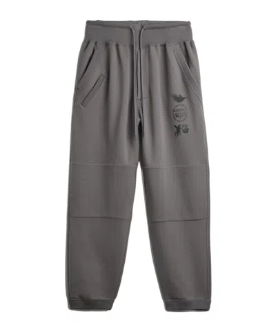 Y-3 Panelled Drawstring Trousers In Gray
