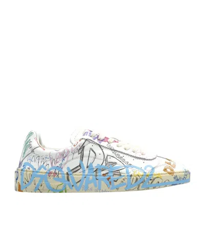 Dsquared2 Round Toe Low Top Casual Shoes