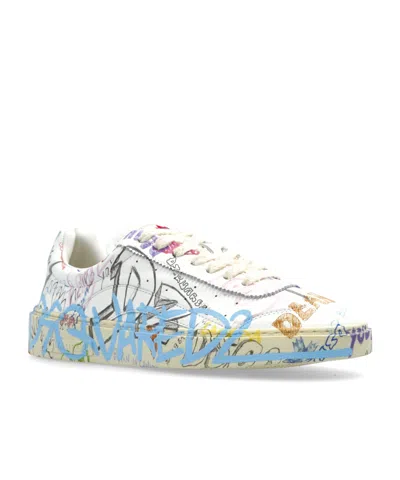 Dsquared2 Round Toe Low Top Casual Shoes