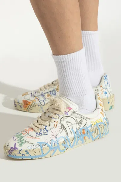 Dsquared2 Round Toe Low Top Casual Shoes