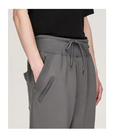 Y-3 Panelled Drawstring Trousers In Gray