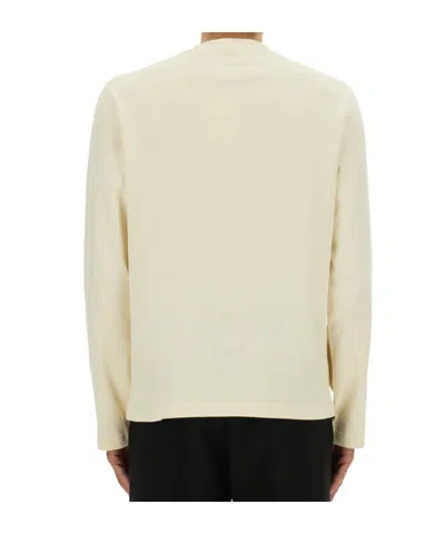 Jacquemus Long-sleeved T-shirt In Neutral