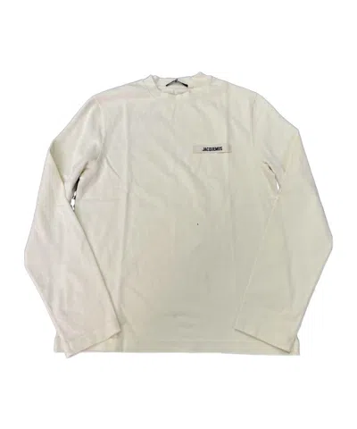 Jacquemus Long-sleeved T-shirt In Neutral