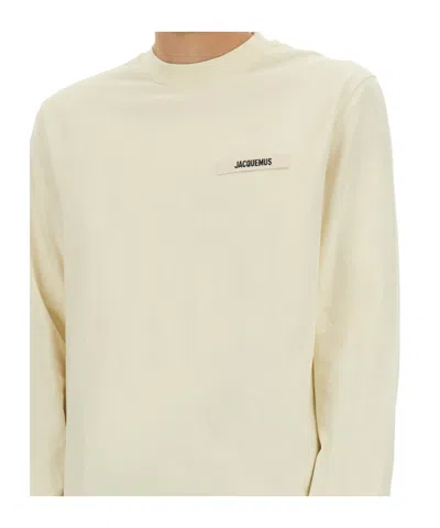 Jacquemus Long-sleeved T-shirt In Neutral