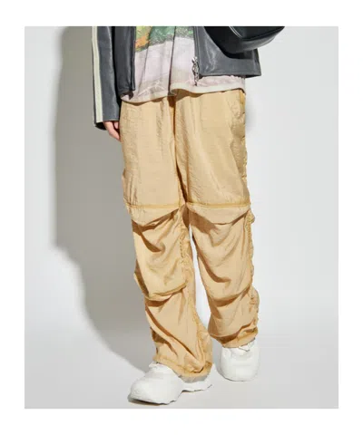 Diesel P-daily Layered Drawstring Trousers In Yellow
