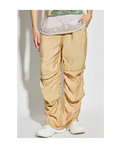 Diesel P-daily Layered Drawstring Trousers In Yellow