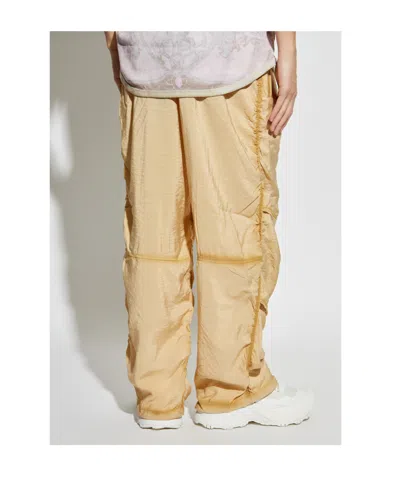 Diesel P-daily Layered Drawstring Trousers In Yellow