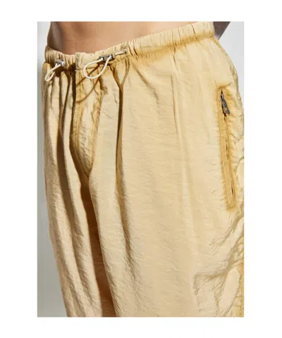 Diesel P-daily Layered Drawstring Trousers In Yellow