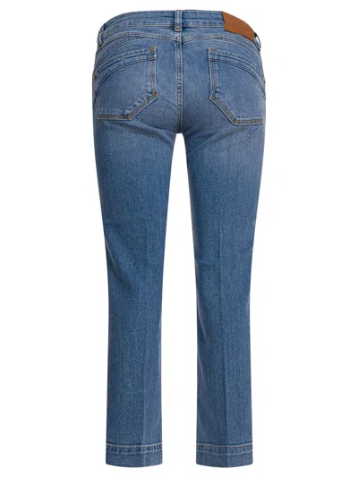 Sportmax Jeans With Belt Loops In Blue