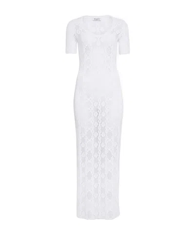 Alaïa Openwork Python Lace Dress