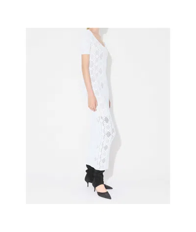 Alaïa Openwork Python Lace Dress