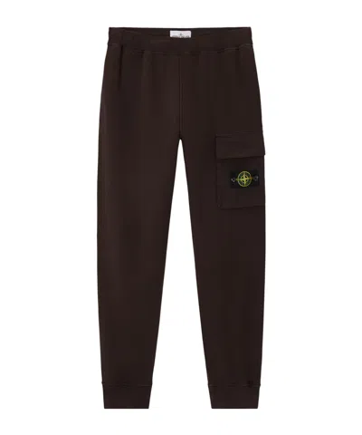 Stone Island Track Pants In Brown