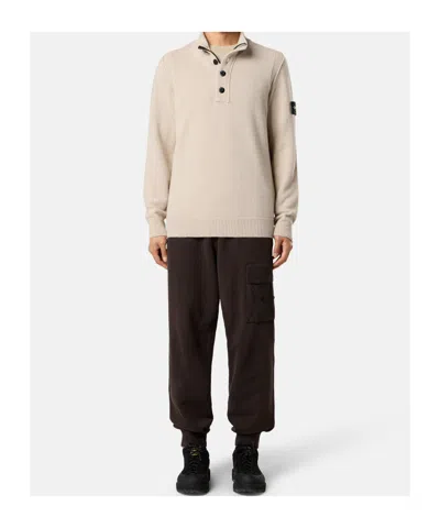 Stone Island Track Pants In Brown