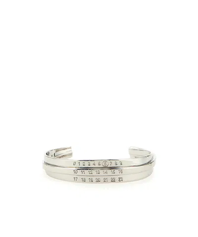 Mm6 Maison Margiela 'numeric' Bracelet In Metallic