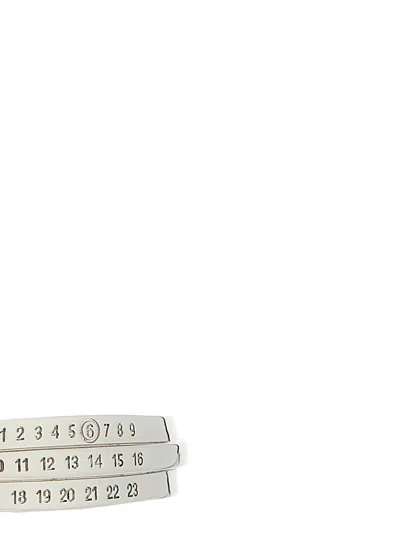 Mm6 Maison Margiela 'numeric' Bracelet In Metallic
