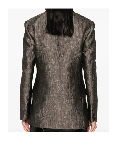 Giorgio Armani Textured Fabric Tailored Jacket
