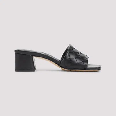 Bottega Veneta Parco 45 Intrecciato Leather Mules
