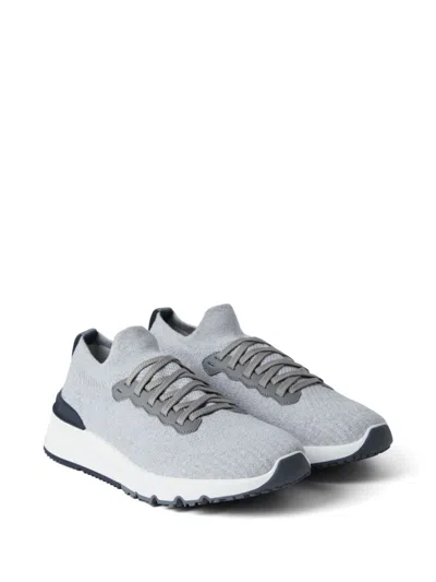 Brunello Cucinelli Sneakers Blacks And Greys In Gray