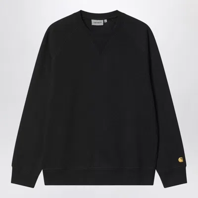 Carhartt Raglan-sleeve Crewneck Sweatshirt In Black