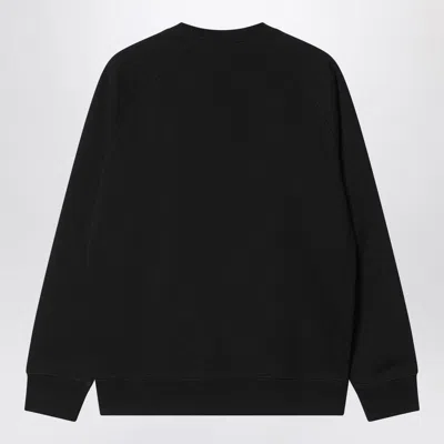 Carhartt Raglan-sleeve Crewneck Sweatshirt In Black